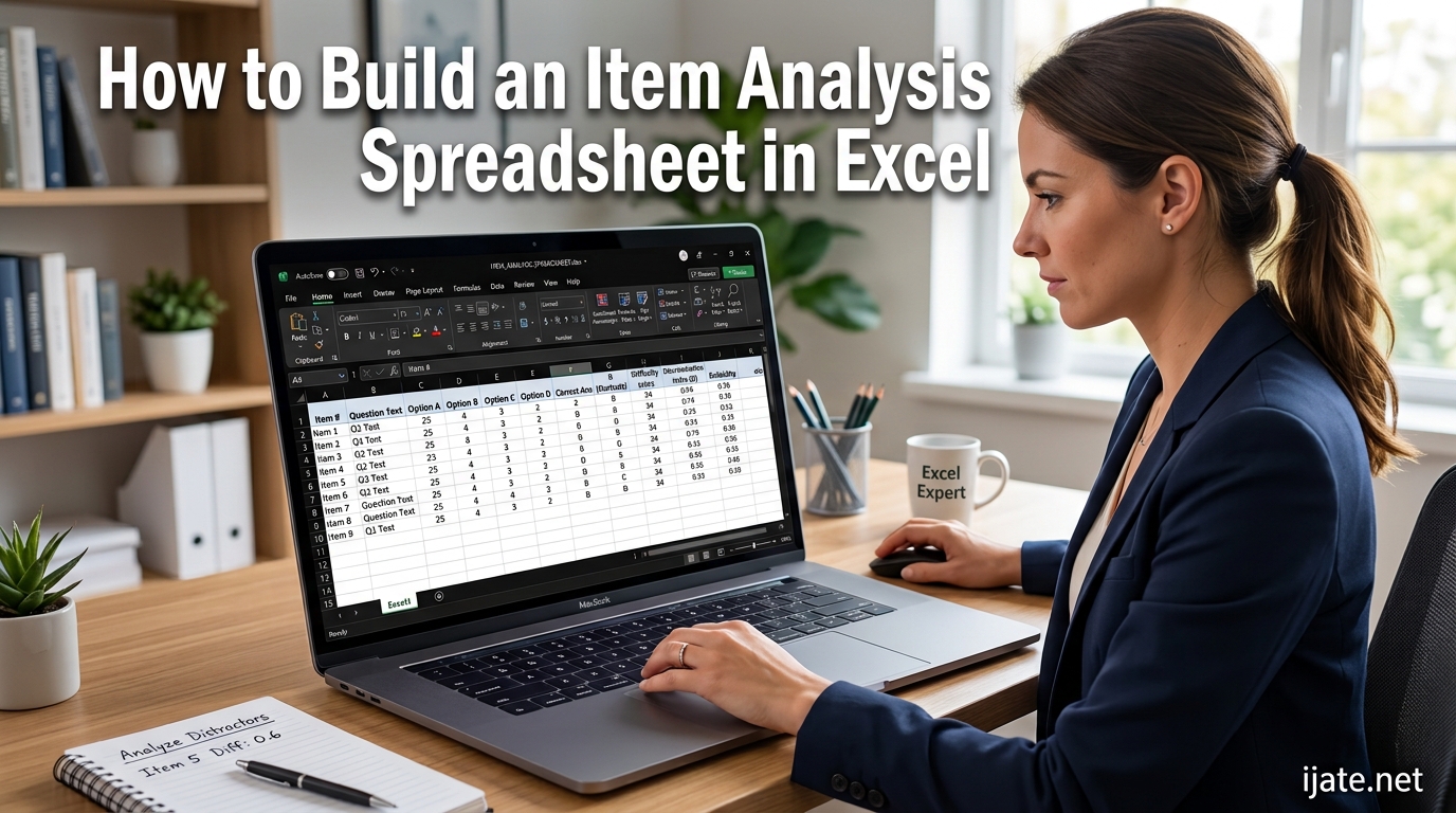 How to Build an Item Analysis Spreadsheet in Excel