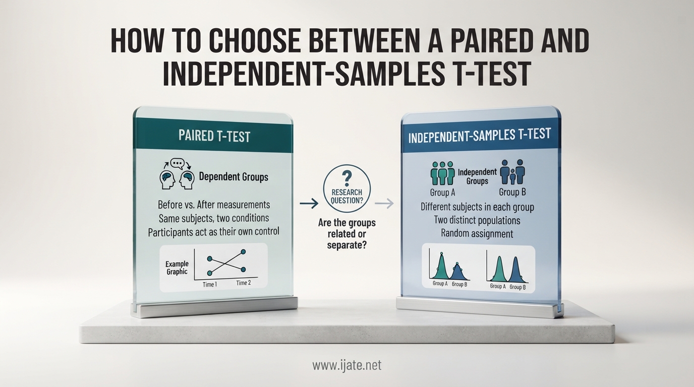 How to Choose Between a Paired and Independent-Samples t-Test
