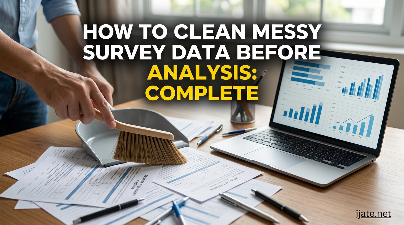 How to Clean Messy Survey Data Before Analysis Complete