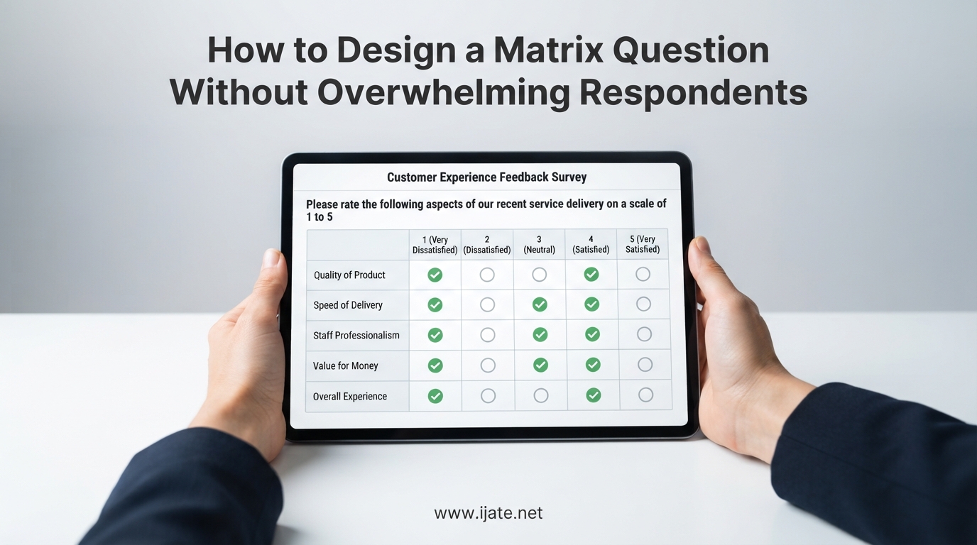 How to Design a Matrix Question Without Overwhelming Respondents