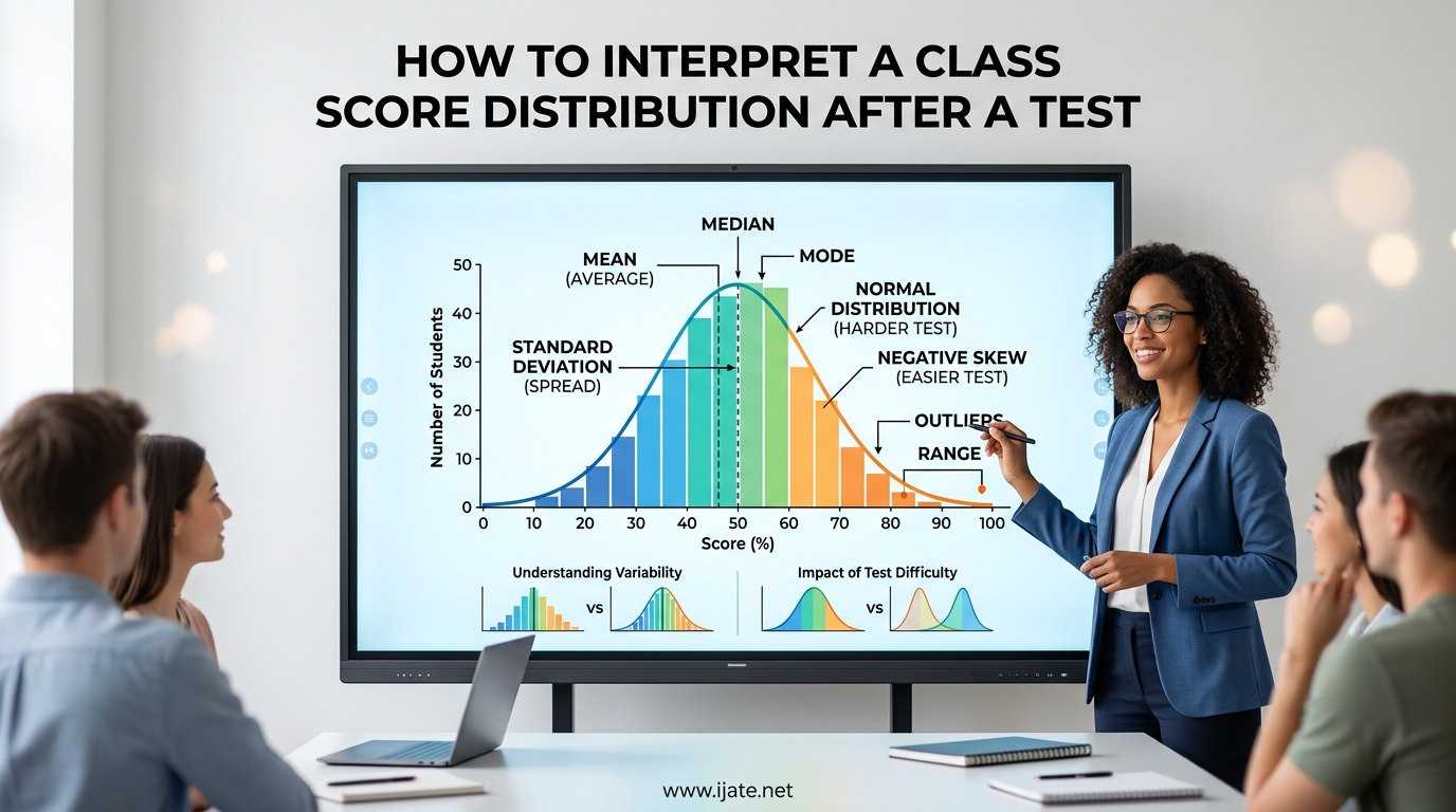 How to Interpret a Class Score Distribution After a Test