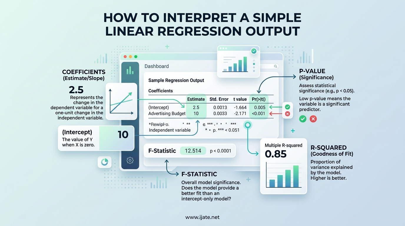How to Interpret a Simple Linear Regression Output