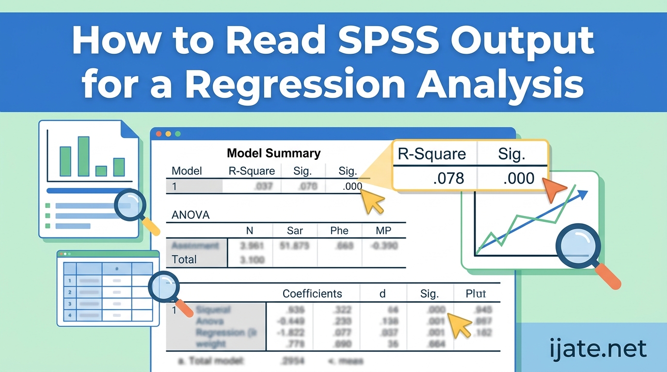How to Read SPSS Output for a Regression Analysis