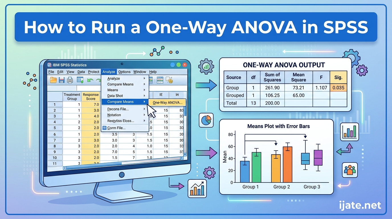 How to Run a One-Way ANOVA in SPSS