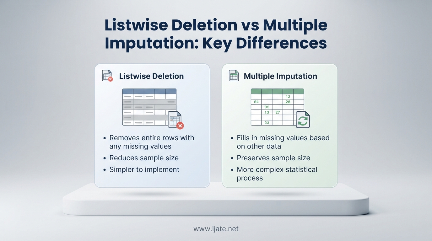 Listwise Deletion vs Multiple Imputation Key Differences