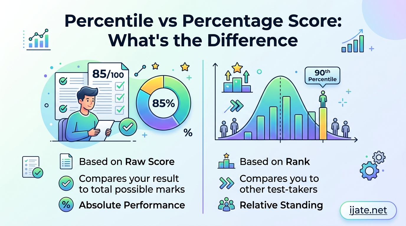 Percentile vs Percentage Score What's the Difference