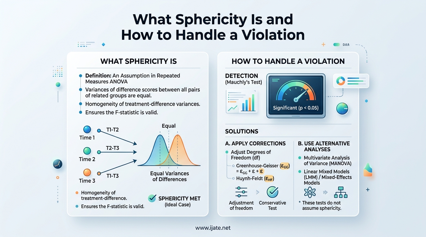 What Sphericity Is and How to Handle a Violation