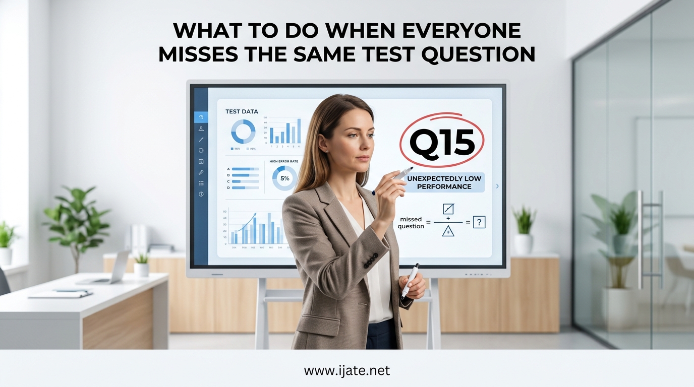 What to Do When Everyone Misses the Same Test Question