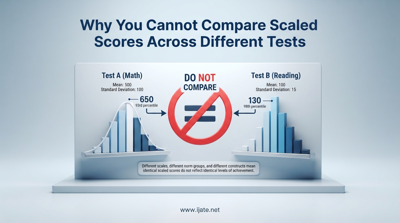 Why You Cannot Compare Scaled Scores Across Different Tests