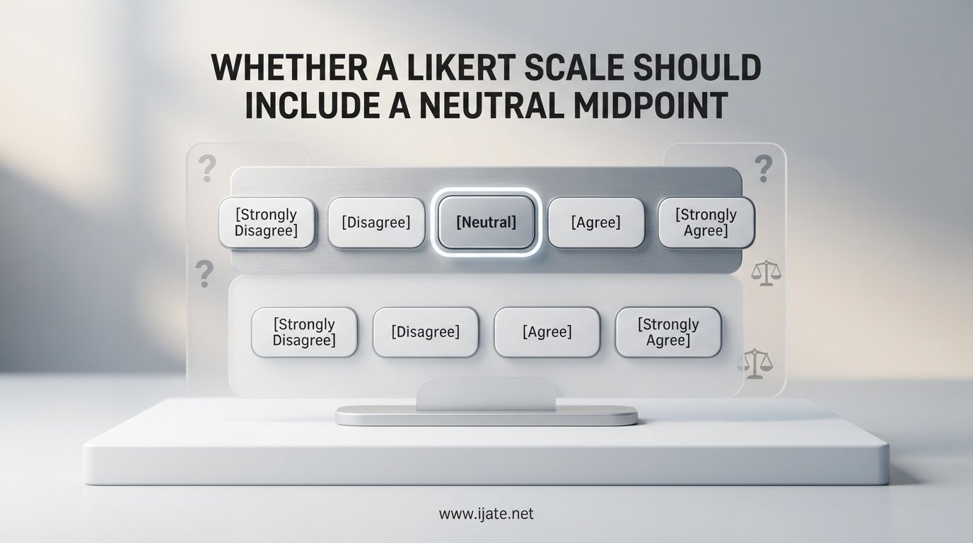 Whether a Likert scale should include a neutral midpoint