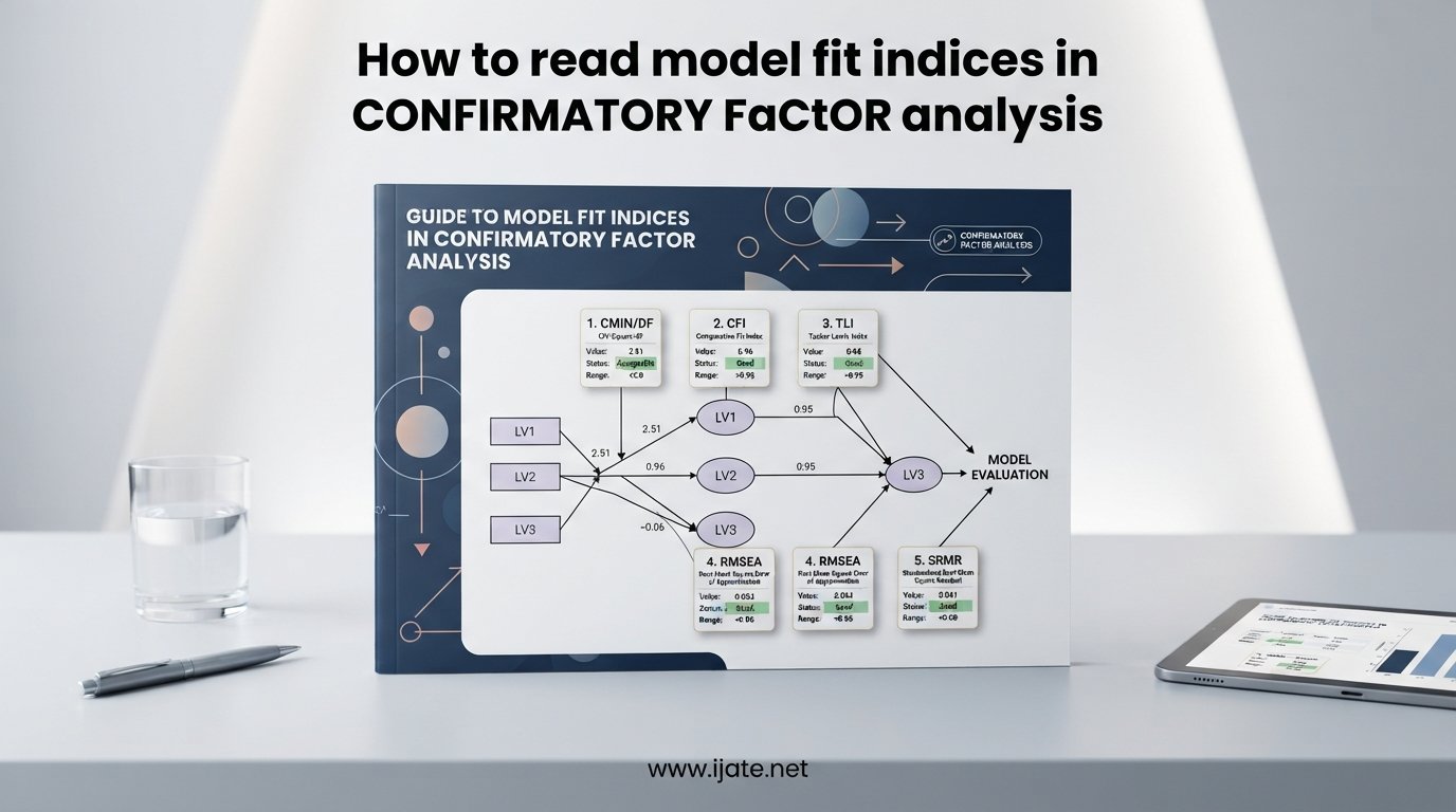 How to read model fit indices in confirmatory factor analysis
