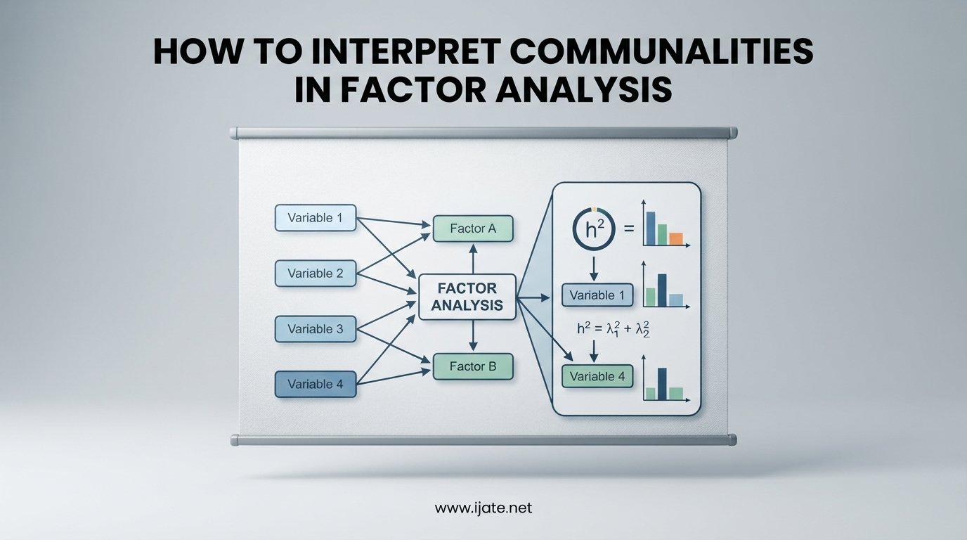 How to interpret communalities in factor analysis
