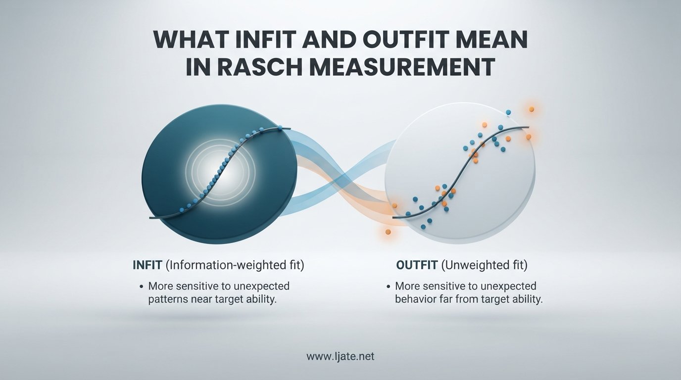 What infit and outfit mean in Rasch measurement