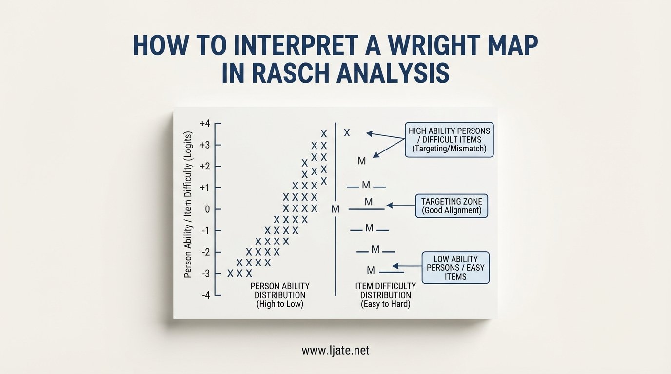 How to interpret a Wright map in Rasch analysis