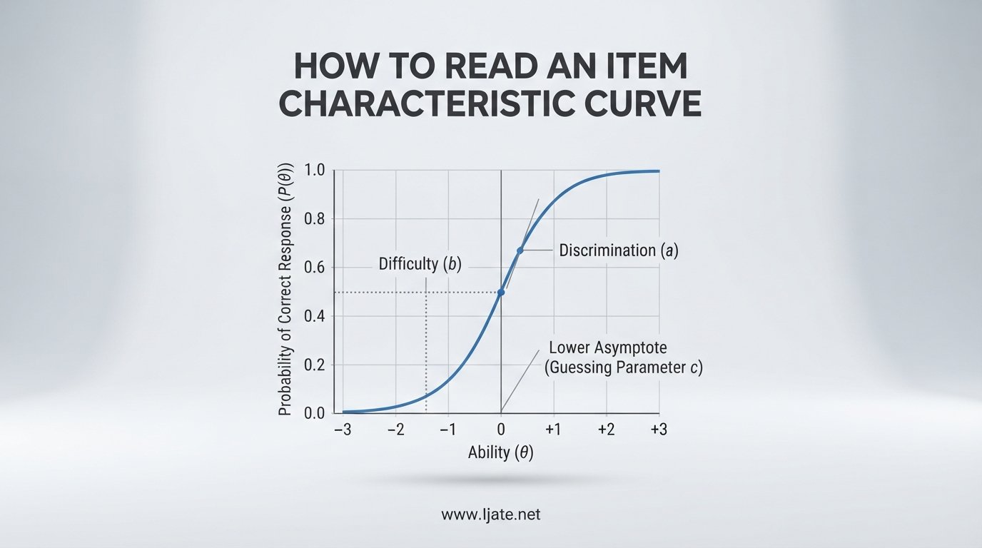 How to read an item characteristic curve