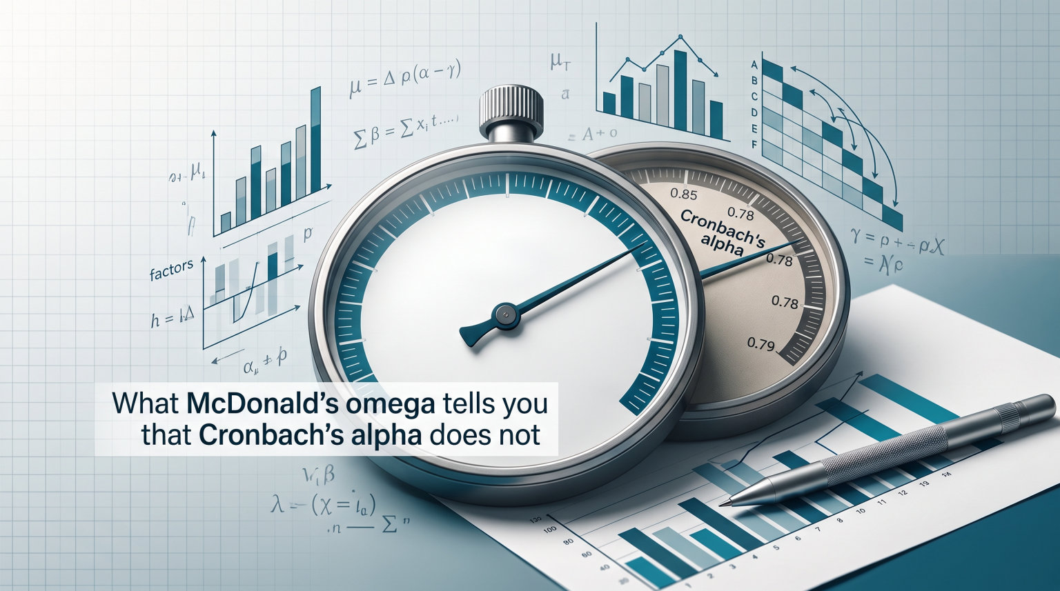What McDonald's omega tells you that Cronbach's alpha does not