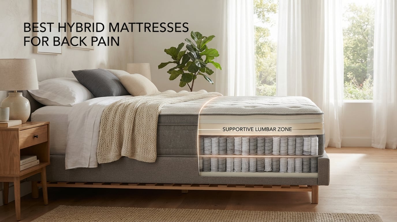 best hybrid mattresses for back pain