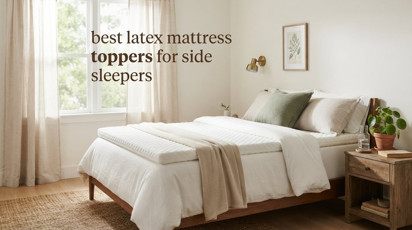 best latex mattress toppers for side sleepers