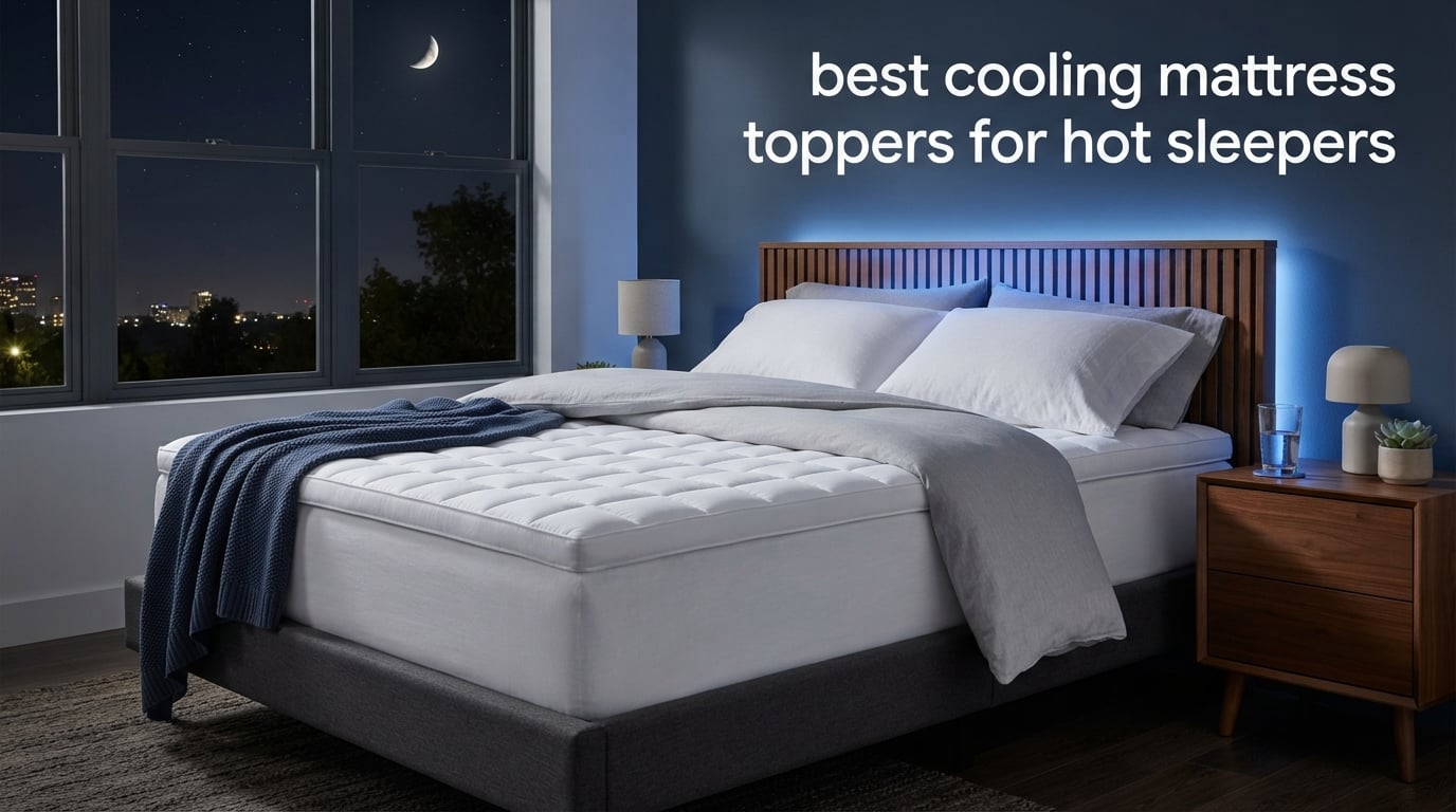 best cooling mattress toppers for hot sleepers