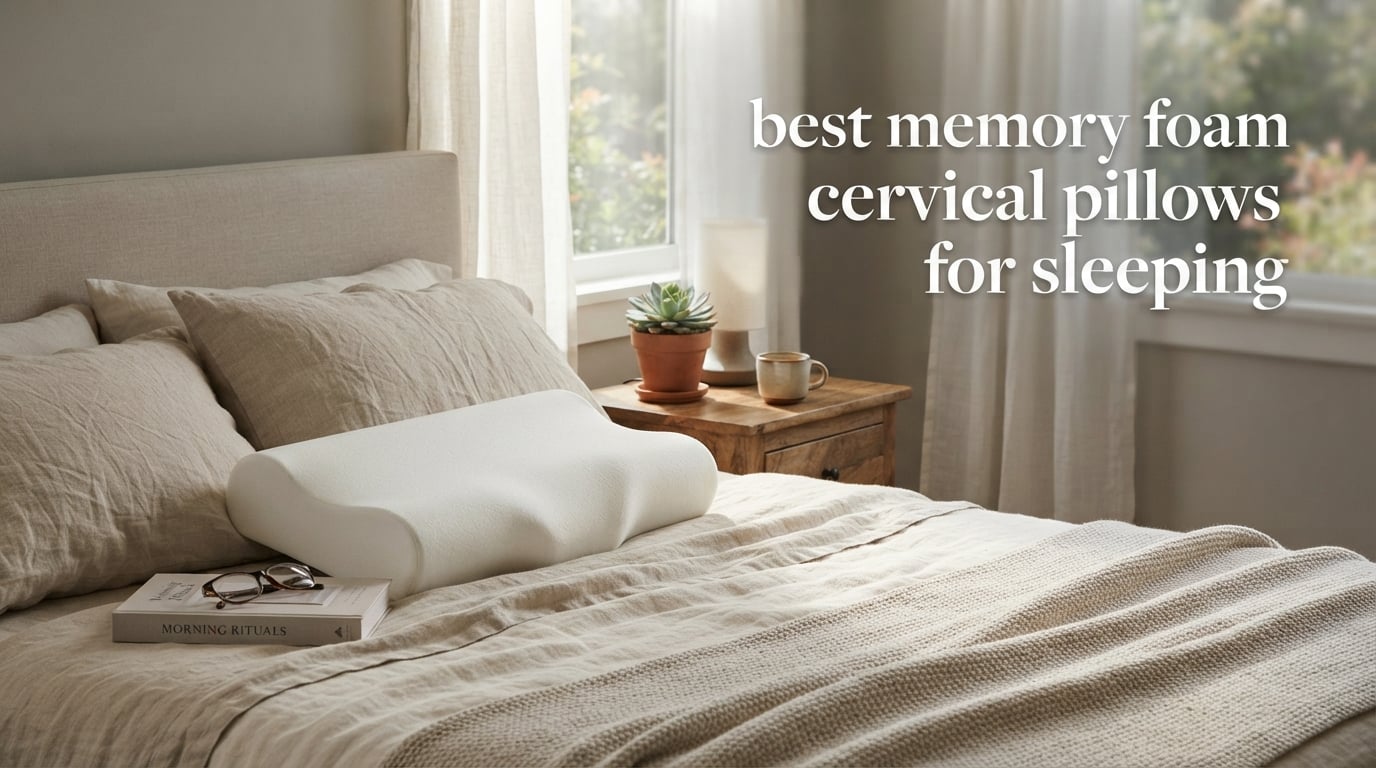 best memory foam cervical pillows for sleeping