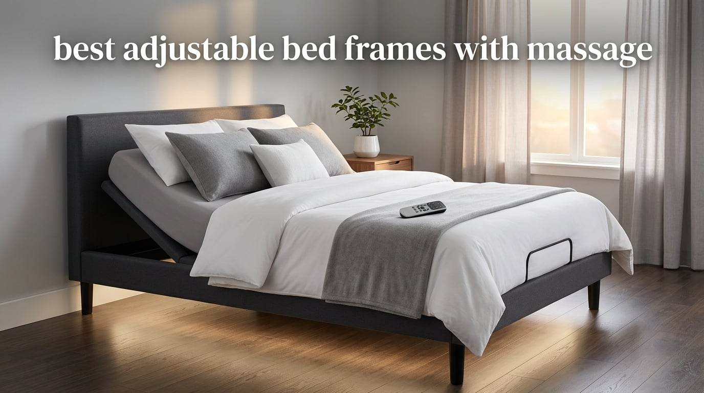 best adjustable bed frames with massage