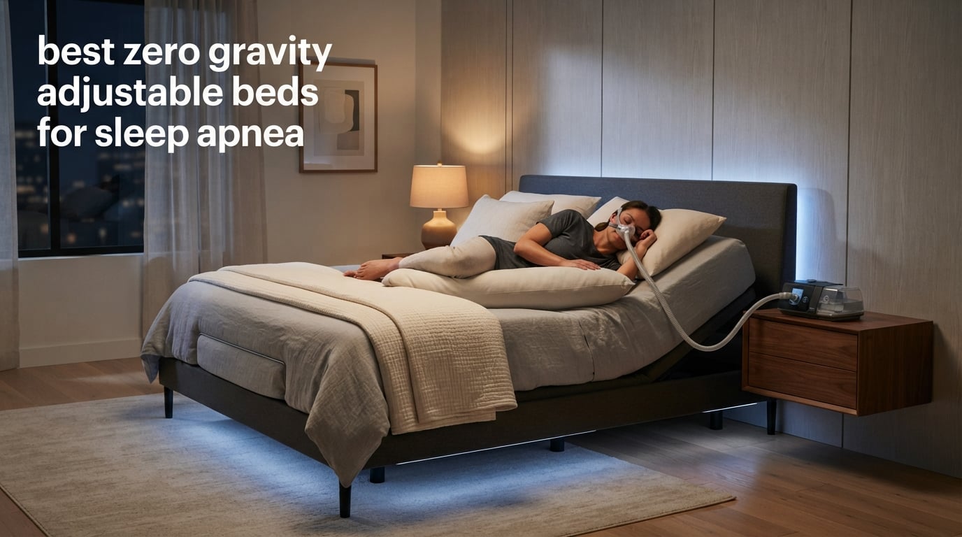 best zero gravity adjustable beds for sleep apnea