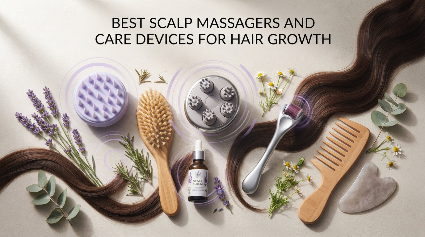 best scalp massagers and care devices for hair growth