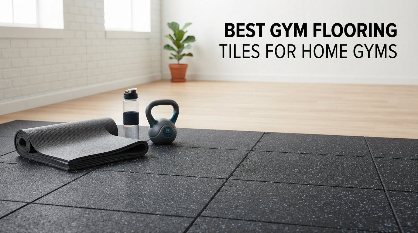 best gym flooring tiles for home gyms