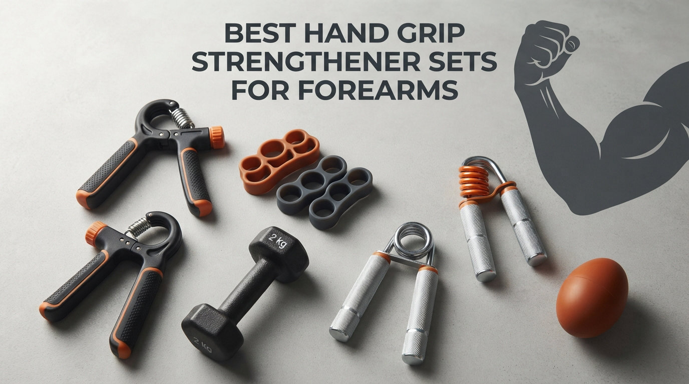 best hand grip strengthener sets for forearms