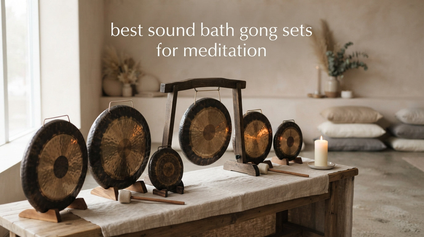 best sound bath gong sets for meditation
