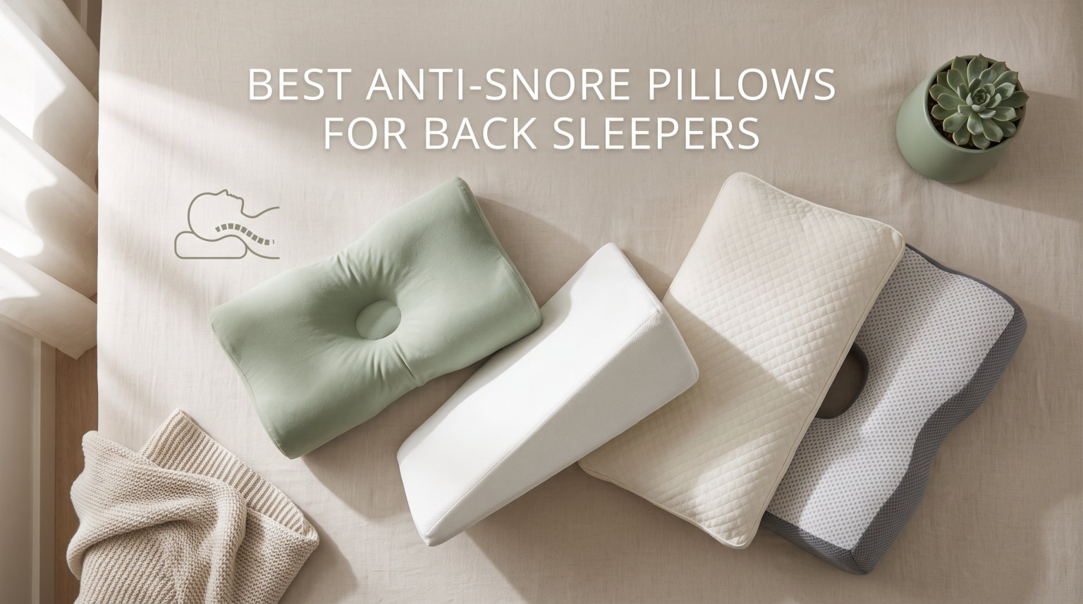 best anti-snore pillows for back sleepers