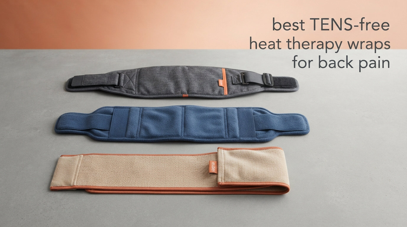 best TENS-free heat therapy wraps for back pain