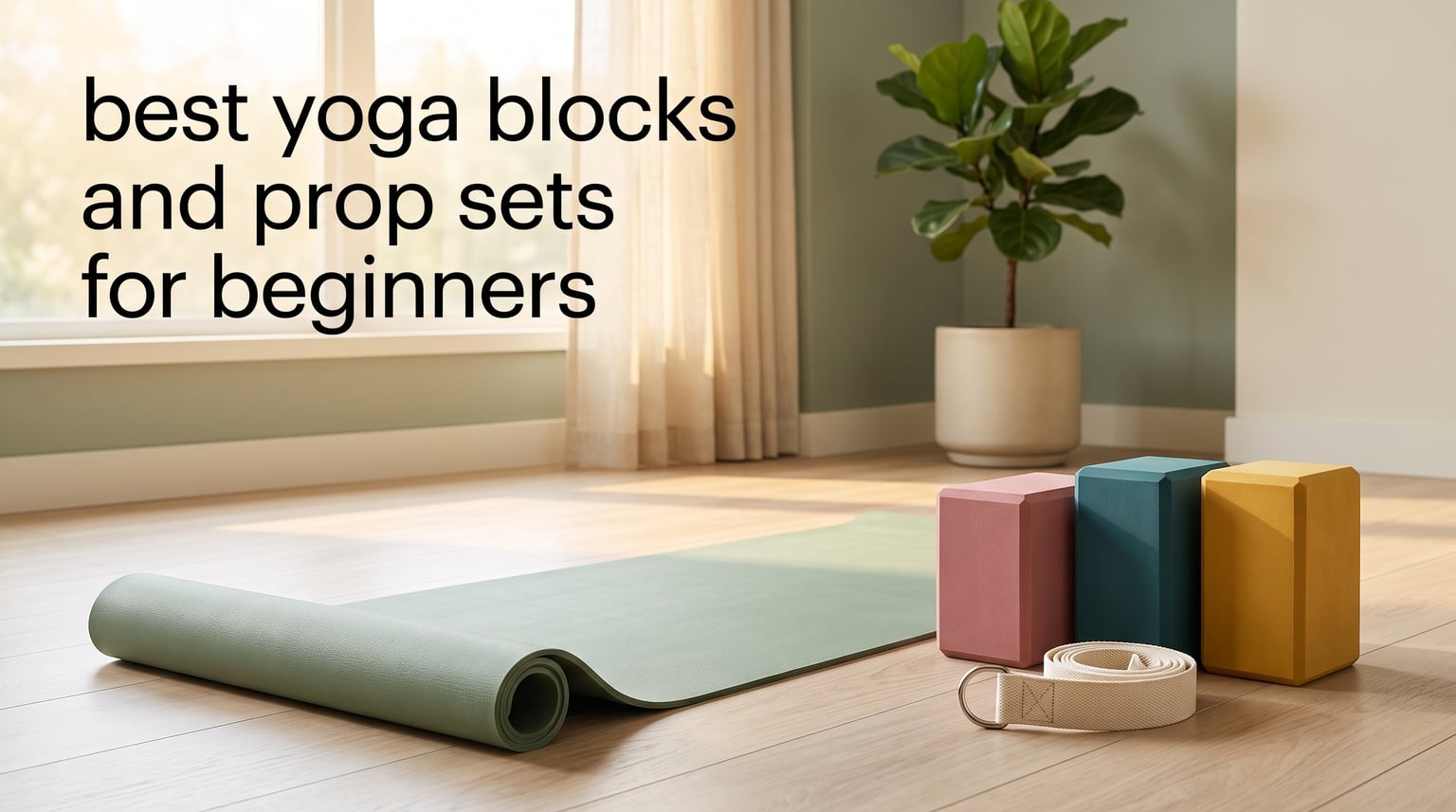 best yoga blocks and prop sets for beginners