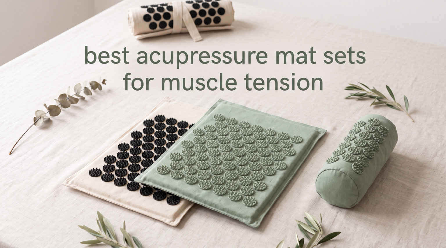 best acupressure mat sets for muscle tension