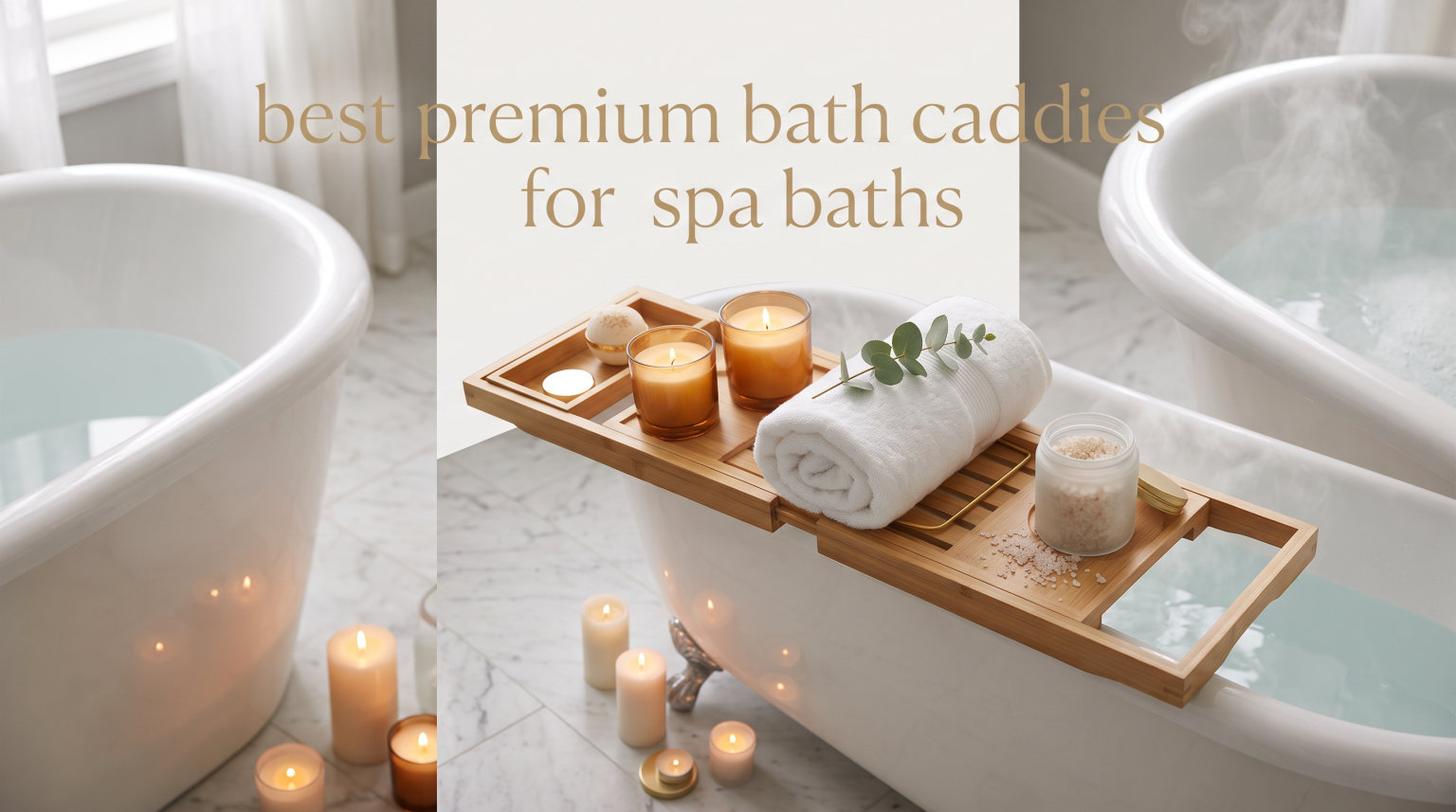 best premium bath caddies for spa baths
