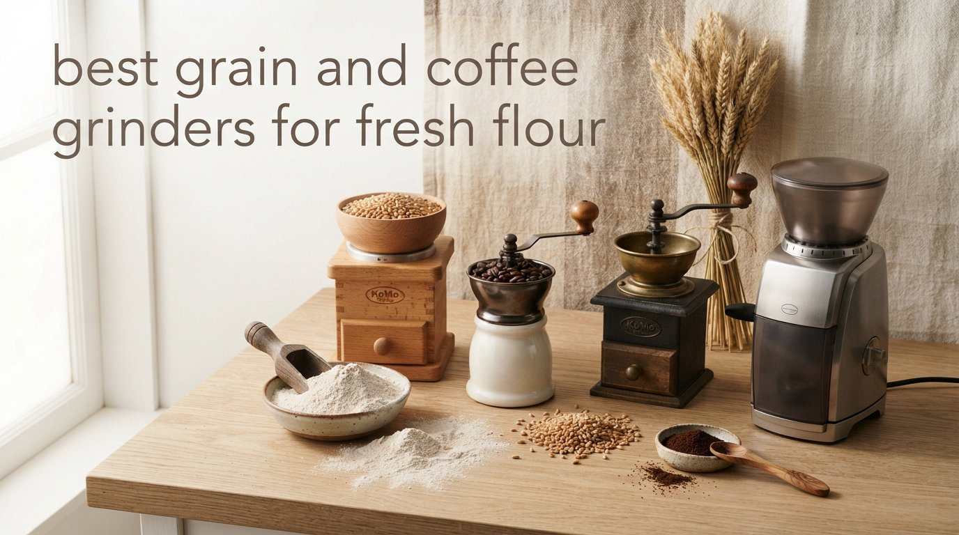 best grain and coffee grinders for fresh flour