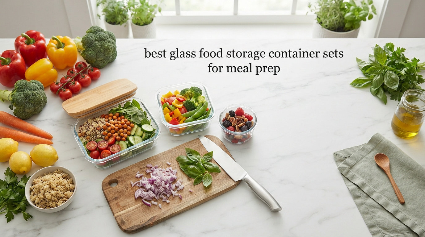 best glass food storage container sets for meal prep