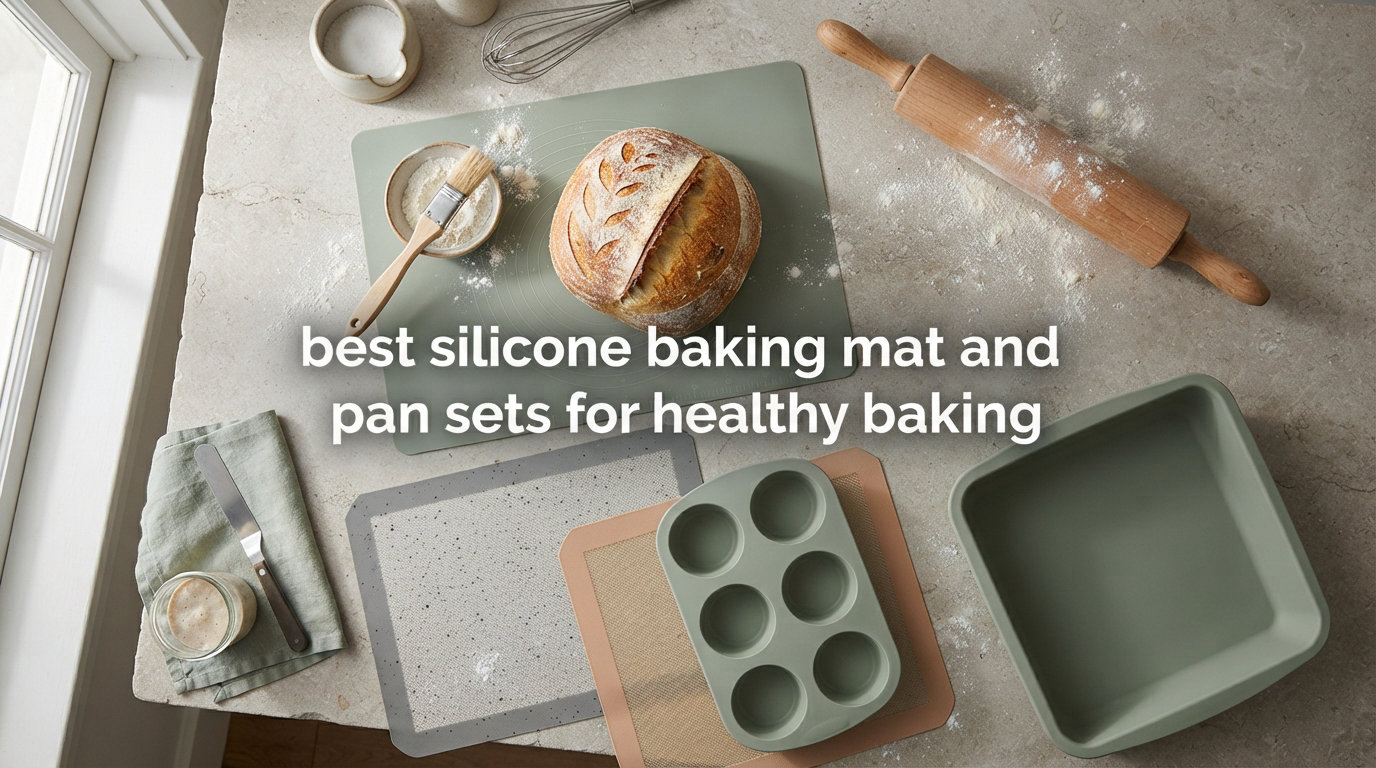 best silicone baking mat and pan sets for healthy baking