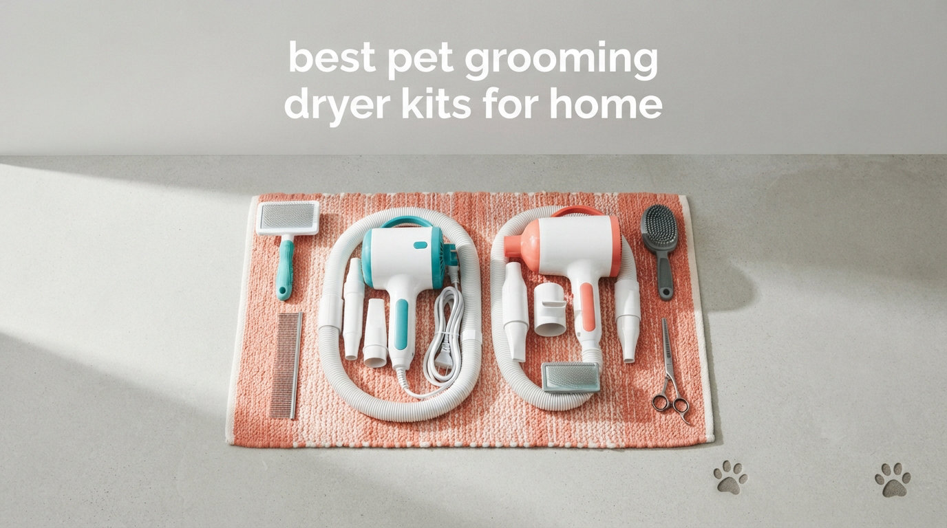 best pet grooming dryer kits for home