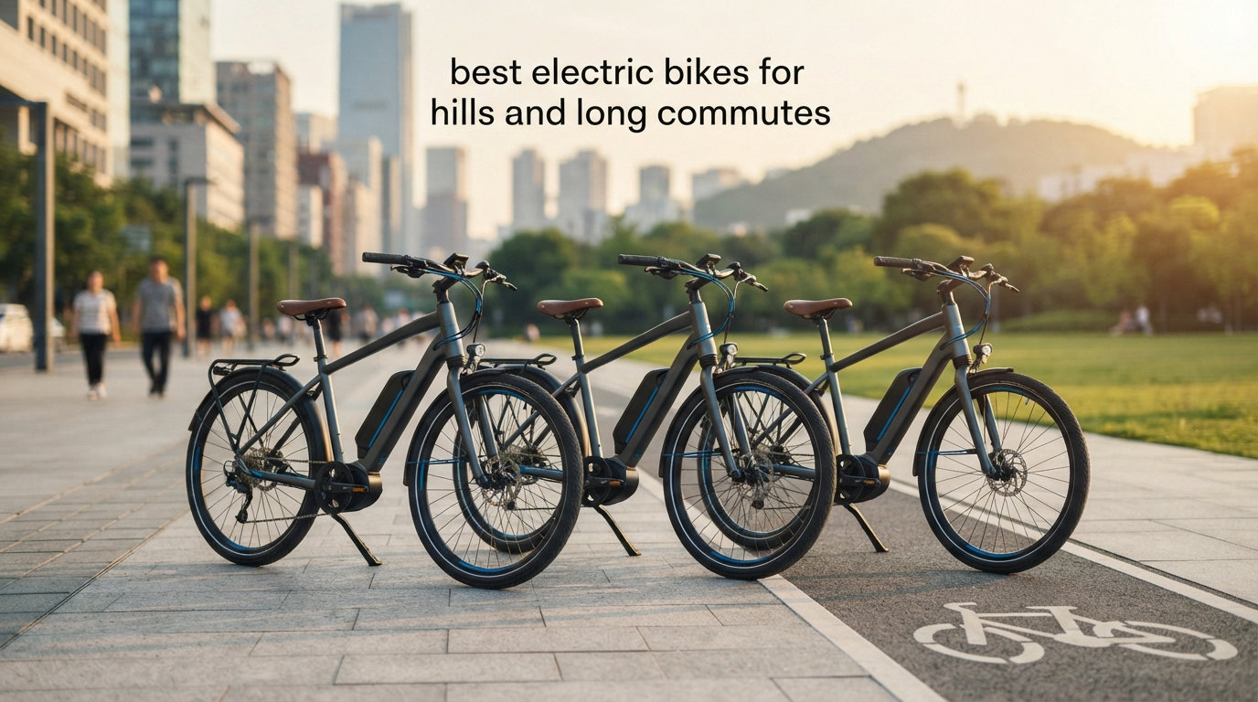 best electric bikes for hills and long commutes