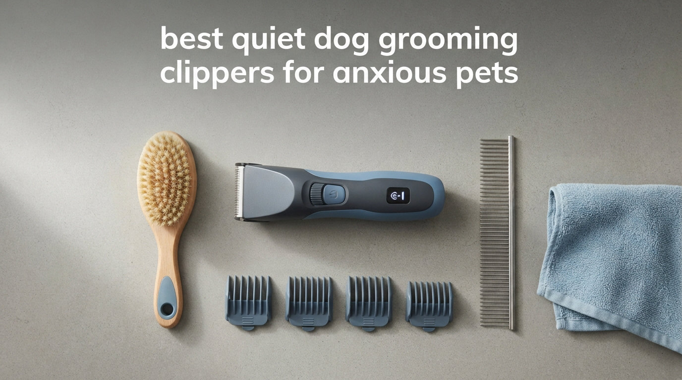 best quiet dog grooming clippers for anxious pets