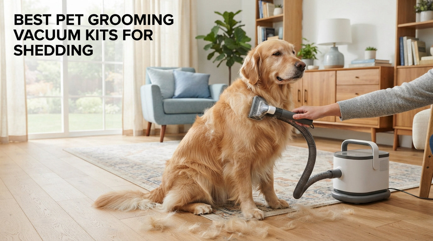 best pet grooming vacuum kits for shedding