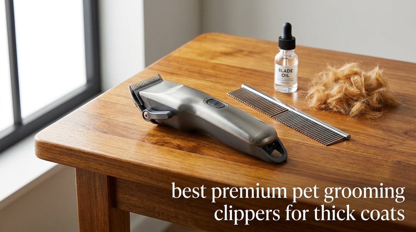 best premium pet grooming clippers for thick coats