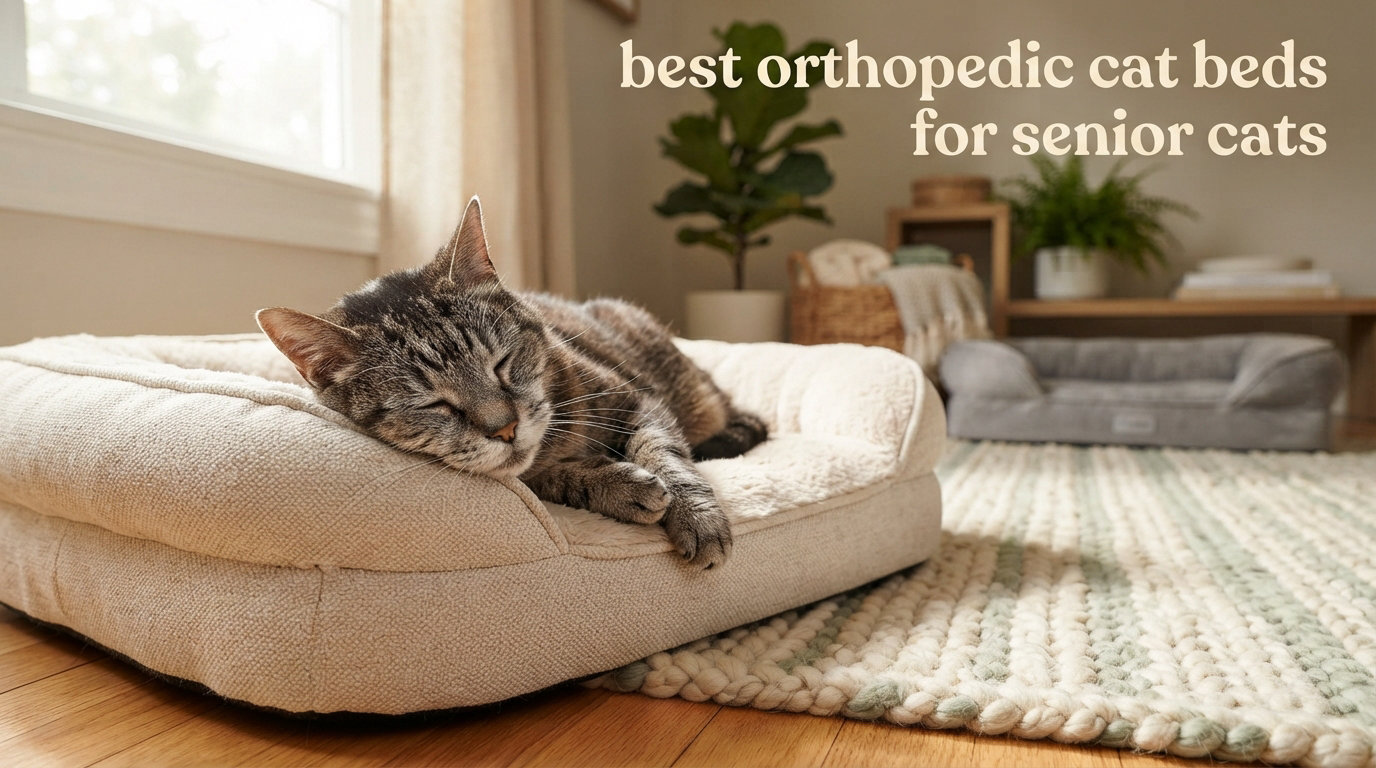 best orthopedic cat beds for senior cats