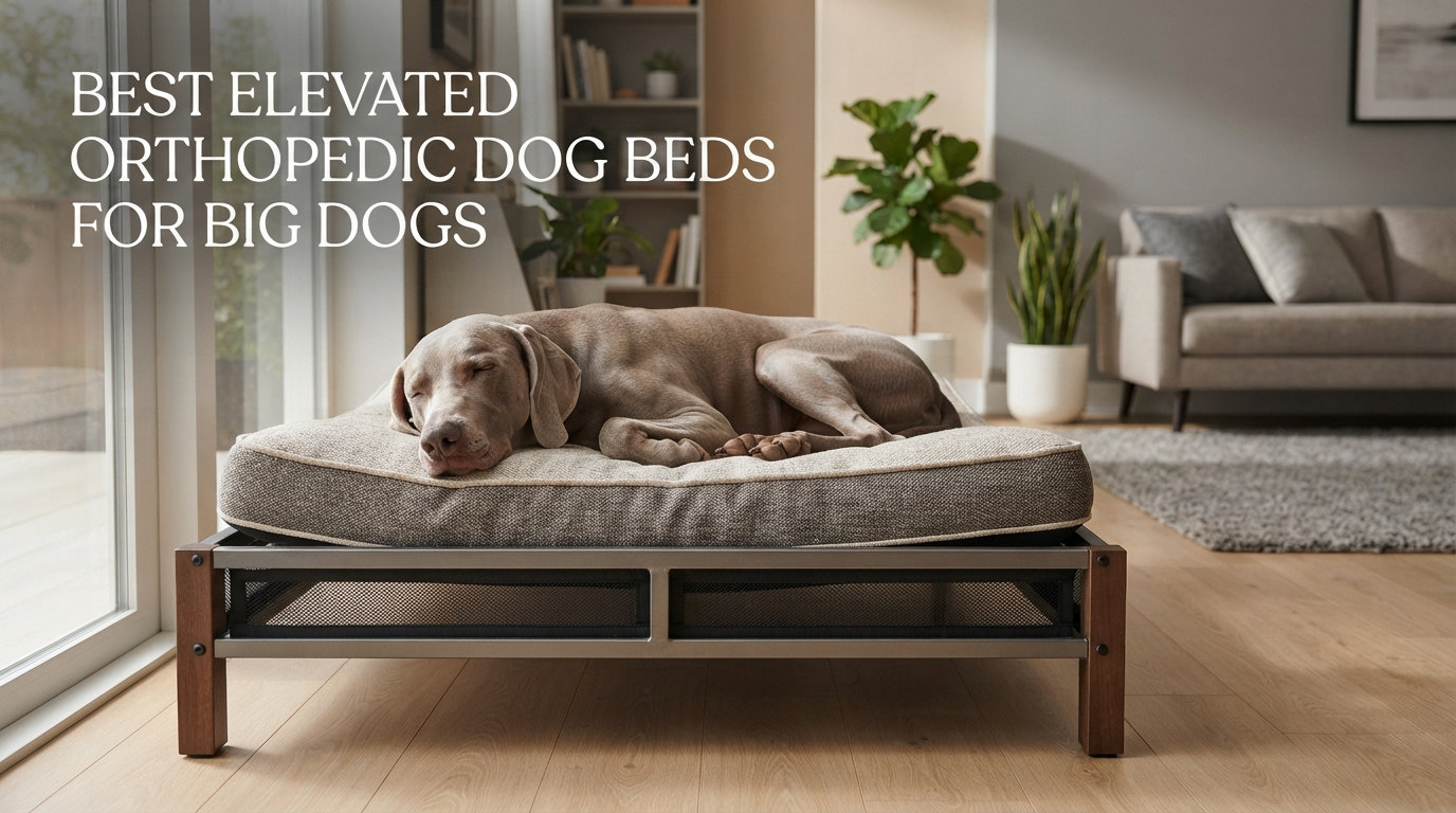 best elevated orthopedic dog beds for big dogs