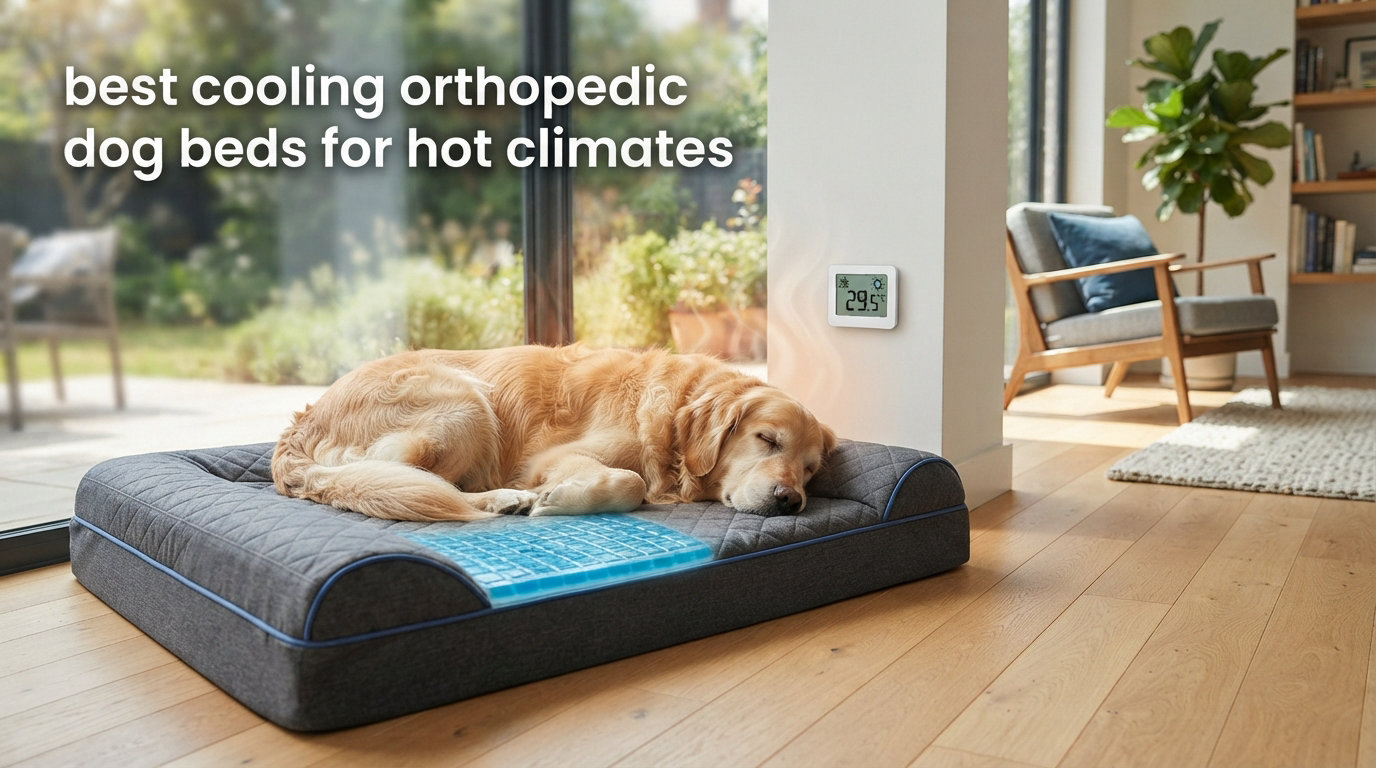 best cooling orthopedic dog beds for hot climates