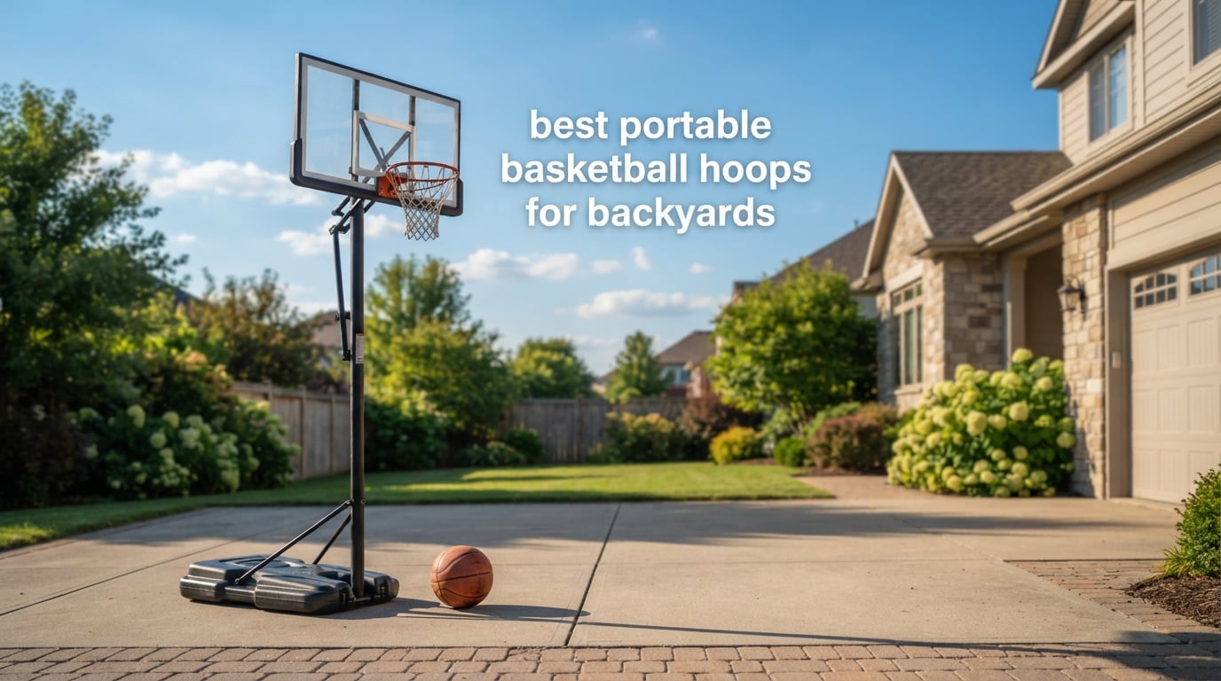 best portable basketball hoops for backyards