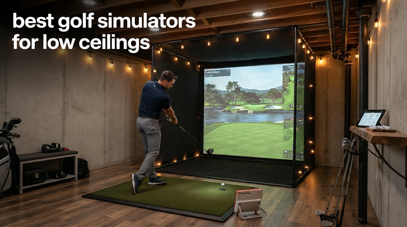 best golf simulators for low ceilings
