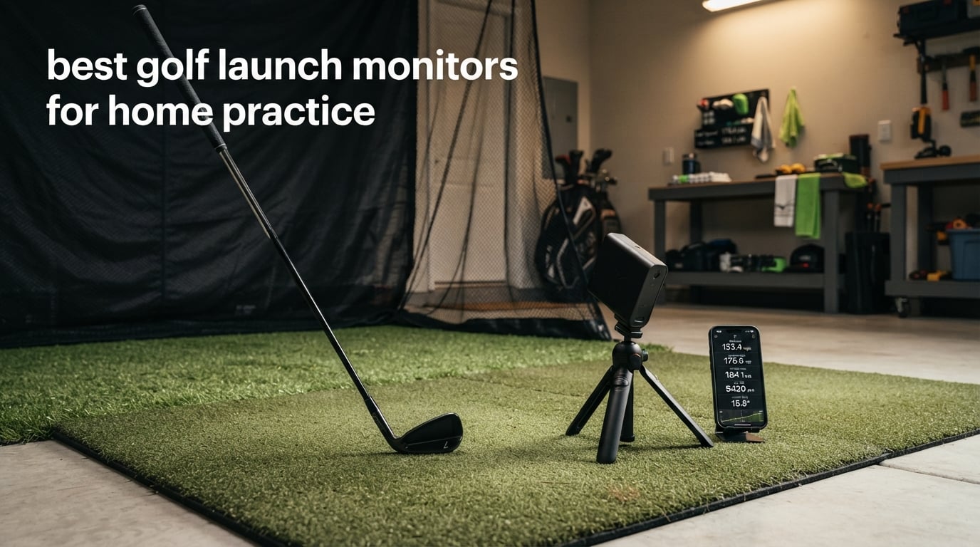 best golf launch monitors for home practice