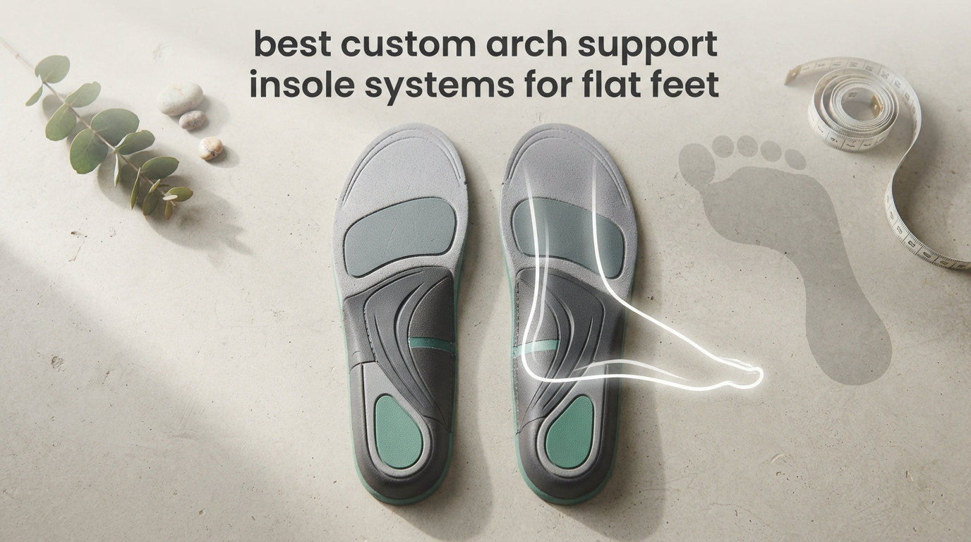 best custom arch support insole systems for flat feet